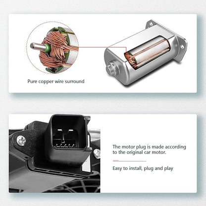 FINDAUTO Front Driver Left Side Power Window Regulator - Image 6