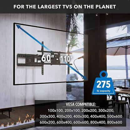 Mount-It! The Beast Outdoor TV Wall Mount, Weatherproof 275 lb Capacity Heavy - Image 6