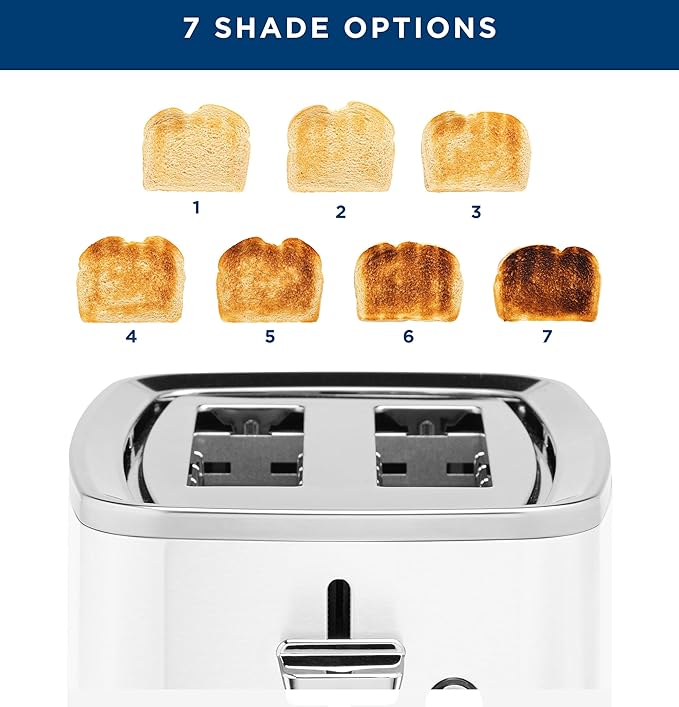 GE 2 Slice Toaster, Extra Wide Slots - Image 4