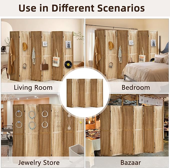 Aleesing 6 Panel Pegboard Display - Image 6