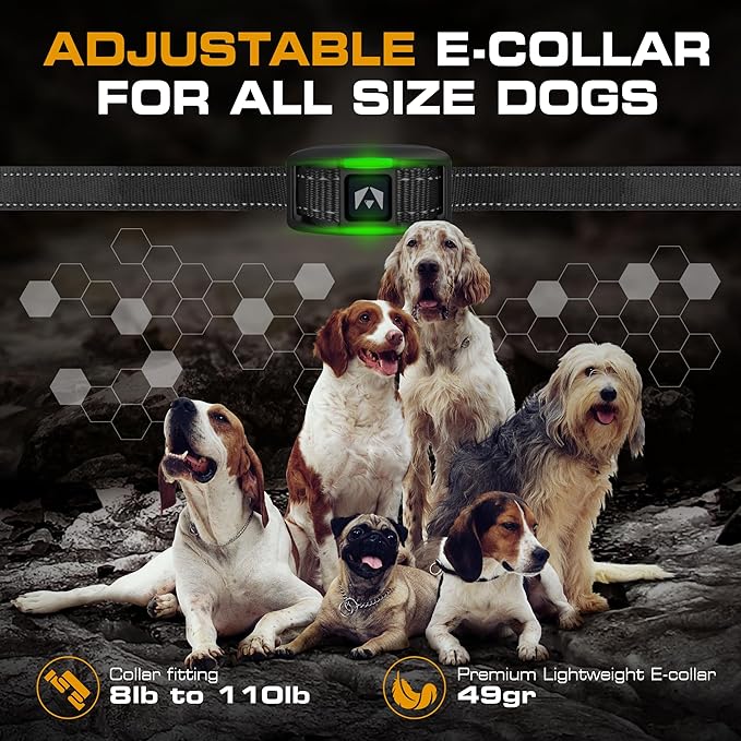 INVIROX Dog Training Collar for Large Dog X2 123 Levels Dog E Collars 1100yd - Image 7
