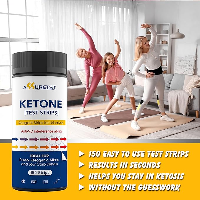 Ketone Urine Test Strips, 150 Strips Urinalysis Test - Image 2