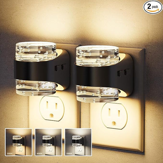 JandCase LED Night Light, Bubble Night Lights Plug into Wall, Night Light by JandCase