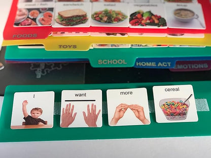 Smile4autism Small 2x8 Tools Perfect to Keep Your Loose Visual Picture Cards - Image 9