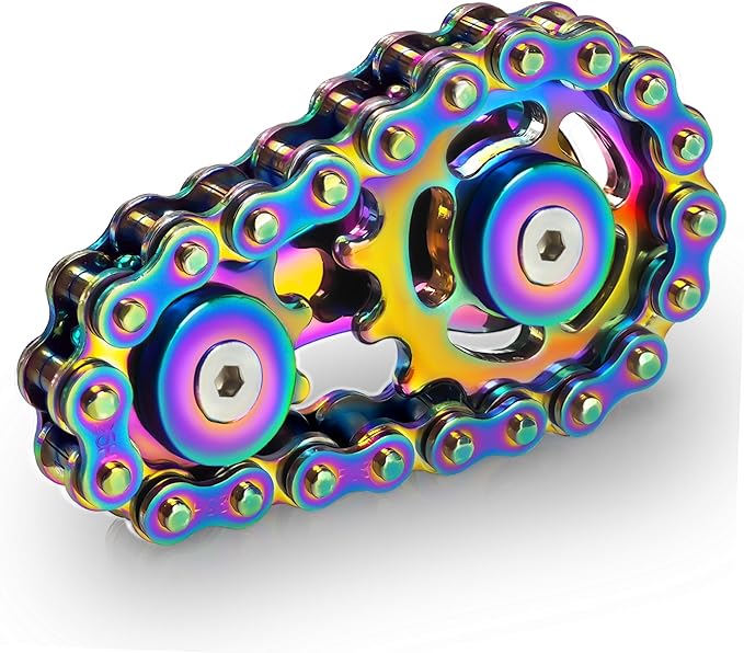 Valentines Day Gifts for Teens Boys Metal Fidget Spinner Toys for Adults by Chilvil