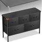Curved Profile Dresser for Bedroom, Chest of Drawers, 5 Storage Drawers by Sonharlar