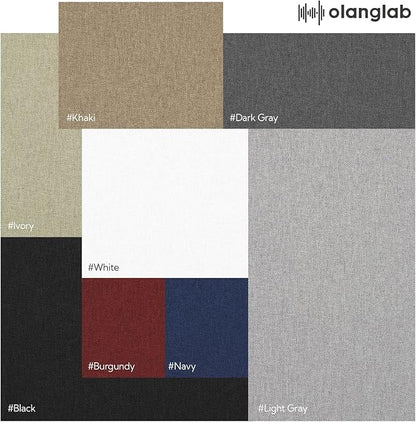 Olanglab Acoustic Panels 2 Pack, Fabric Wrapped Sound Proof Foam Panels - Image 3