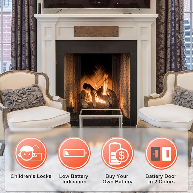 Upgraded Fireplace Remote Control Kit, Fit - Image 6