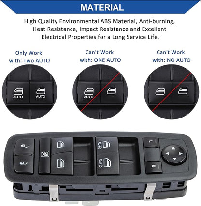 Obaee Master Power Window Switch Front Left Driver Side Compatible - Image 5