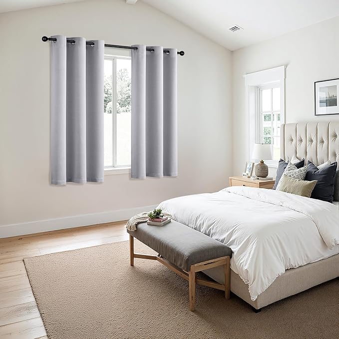 MIULEE Bedroom Blackout Curtains Thermal Insulated Room Darkening Drapes - Image 6