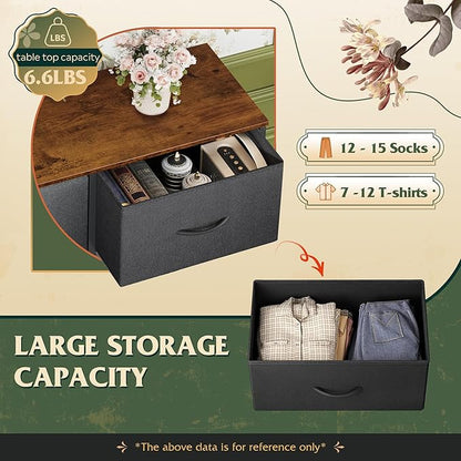 WLIVE Tall Fabric Dresser with 8 Drawers, Storage Tower with Fabric Bins - Image 5
