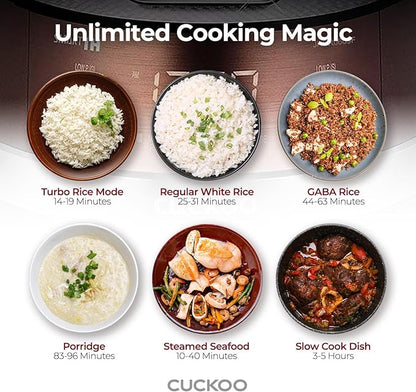 CUCKOO CRP-JHR1009F | 10-Cup Induction Heating Pressure Rice Cooker | 19 Menu - Image 5
