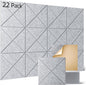 Sonicism 22 Pack X-Lined Acoustic Panels by Sonicism