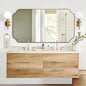 ANDY STAR 30"x55" Large Bathroom Mirror, Brushed Brass Full Length Wall Mirror by ANDYSTAR