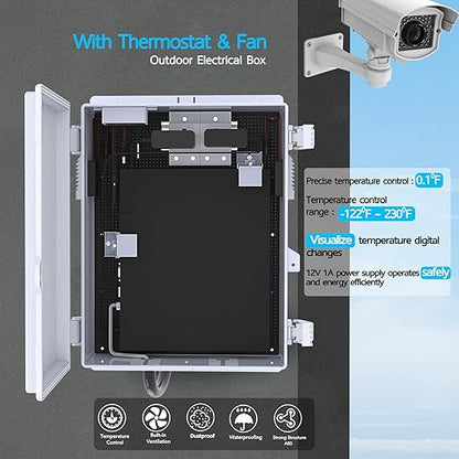 Outdoor Electrical Box, Waterproof Electrical Junction Box IP65 ABS Plastic - Image 8