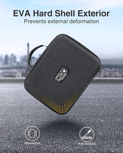 Luxtude Electronics Organizer Travel Case, Hard Case - Image 4