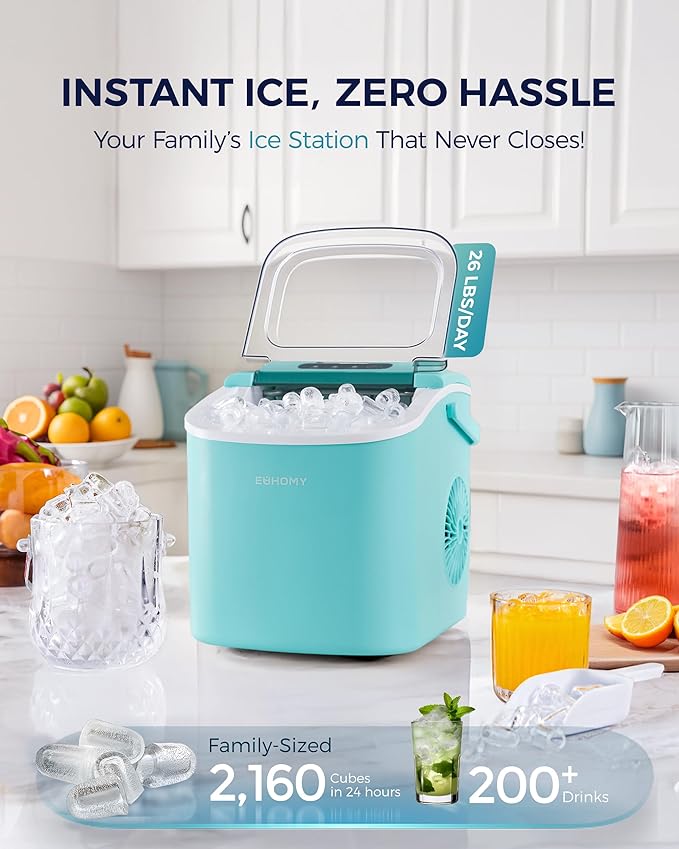 EUHOMY Countertop Ice Maker Machine - Image 2