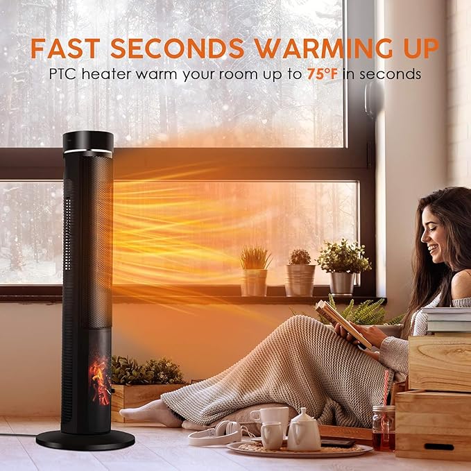 Air Choice 36" Tower Space Heater - Image 2