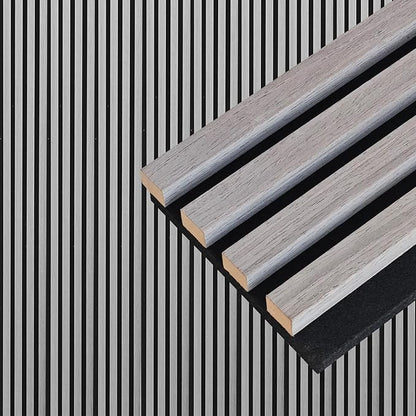 NeatiEase Wood Wall Panels, 9 Feet Acoustic Slat Wall Panels - Image 6