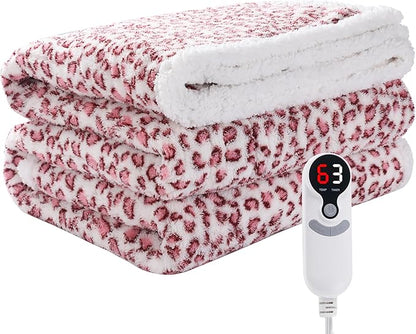 Electric Heated Blanket Throw Size 50"×60" by EydnaEletcricBlanket