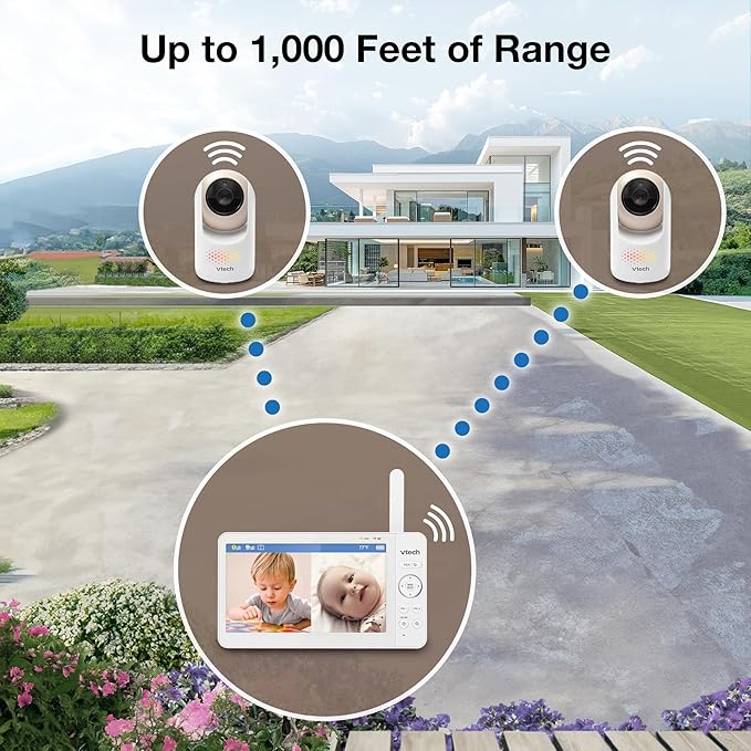VTech 2-Cameras Video Baby Monitor - Image 8