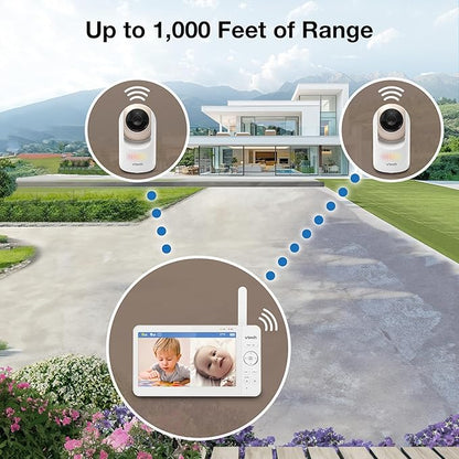 VTech 2-Cameras Video Baby Monitor - Image 8