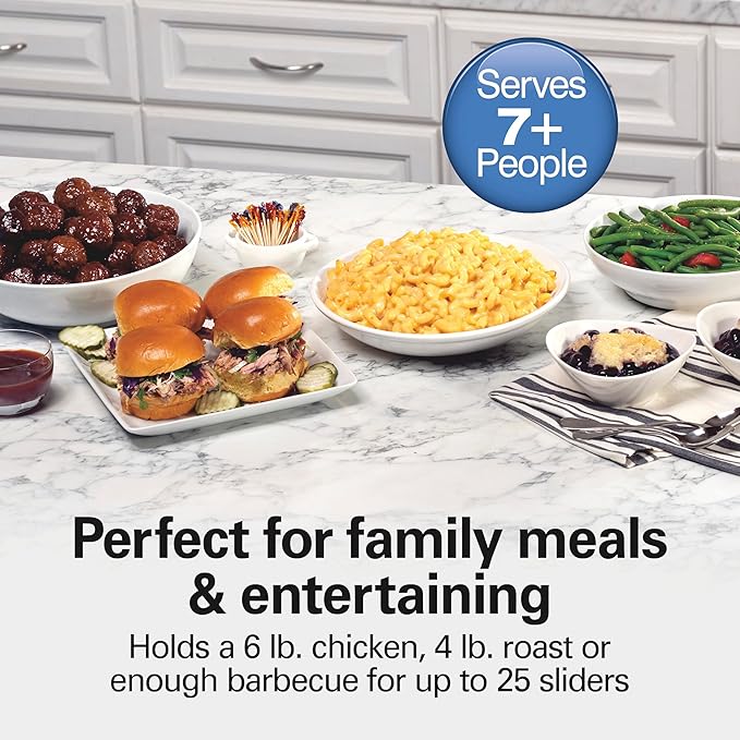 Hamilton Beach Portable 6 Quart Set & Forget Digital Programmable Slow Cooker - Image 5