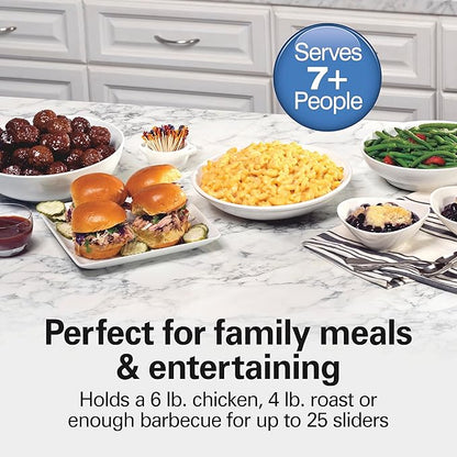 Hamilton Beach Portable 6 Quart Set & Forget Digital Programmable Slow Cooker - Image 5