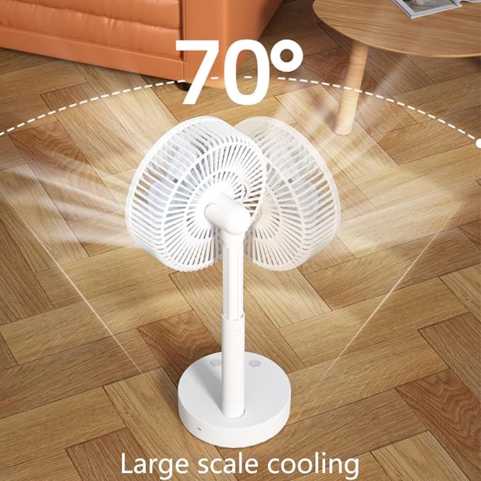 AriKroii USB Desk Fan with Adjustable Tilt 90 Rotation, Ultra-quiet but High - Image 6
