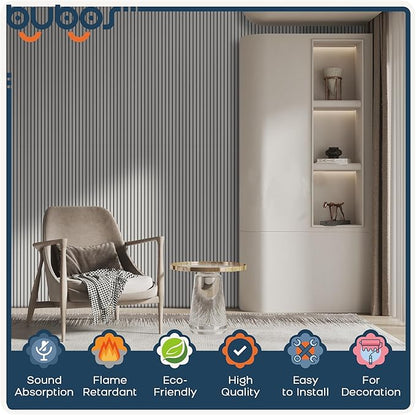 BUBOS 10 Pack Large Acoustic Panels, Decorative Self-Adhesive Acoustical Wall - Image 3