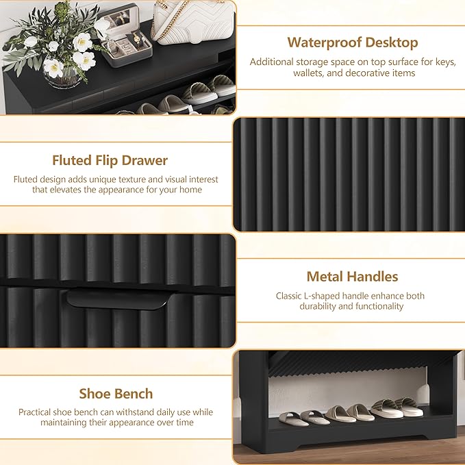 Shoe Cabinet Storage for Entryway - Image 5