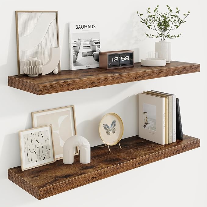 Marsmiles 36in Floating Shelves by Marsmiles