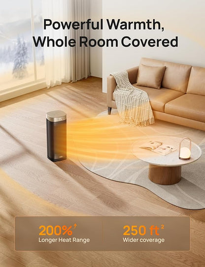 DREO Space Heaters for Indoor Use Large Room, 70 ° Oscillation, Fast Heating - Image 3