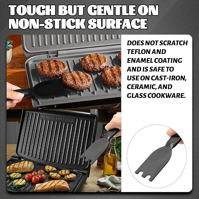 TonGass Grill Scraper for George Foreman Indoor Grills & Most Other Indoor - Image 4