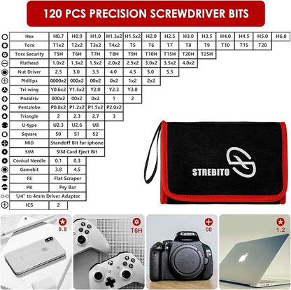 STREBITO Screwdriver Sets 142-Piece Electronics Precision Screwdriver - Image 2