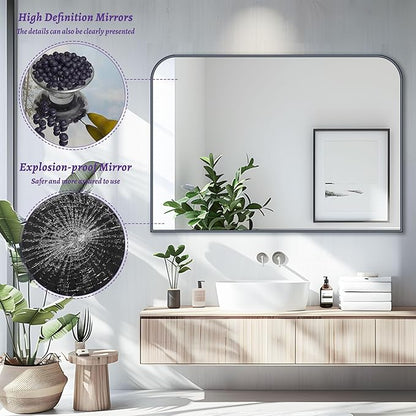 Bathroom Mirror, Wall Mirrors, Bathroom Vanity Mirror - Image 5