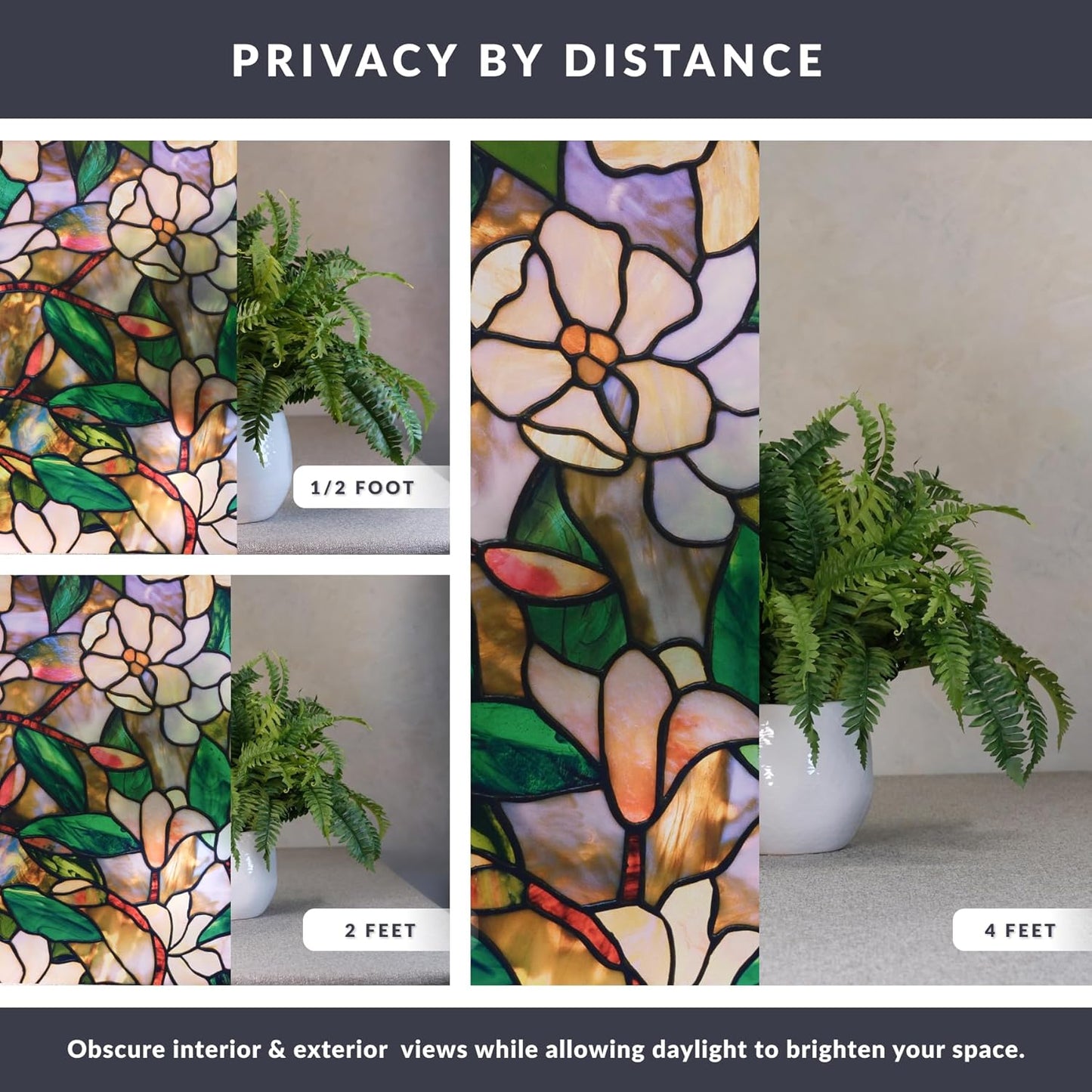artscape Magnolia Window Film 24" x 36"