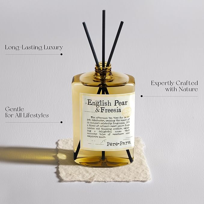 English Pear&Freesia Scent Reed Diffuser Refill 13.53 fl oz - Image 3