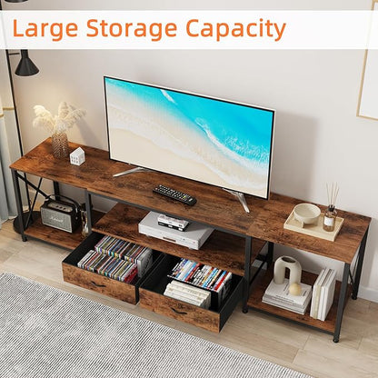 GYIIYUO TV Stand with Fabric Drawers - Image 4