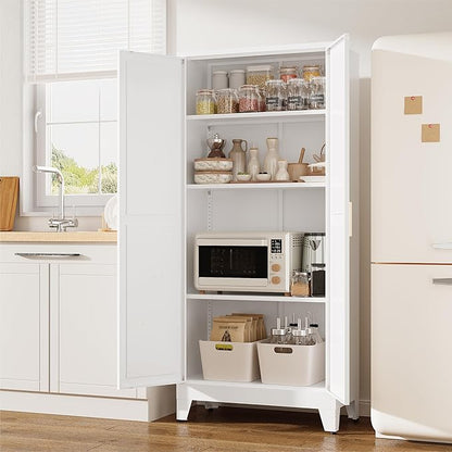 61" Tall Pantry Cabinet, Kitchen Pantry Storage Cabinets - Image 5