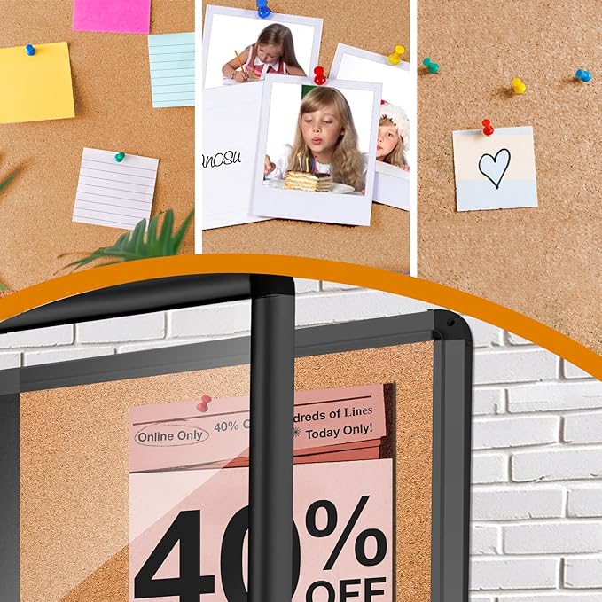 36"x24" Outdoor Enclosed Bulletin Board - Image 6