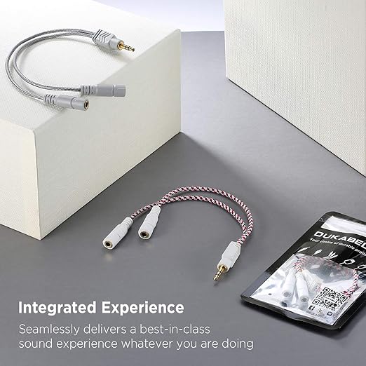 DUKABEL Headphone Splitter, 3.5mm Splitter Cable - Image 3