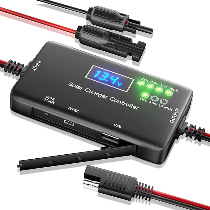 Solar Charge Controller 12V 20A, Solar Panel Charge Controller by SUNAPEX-PASSINGTHEJOY