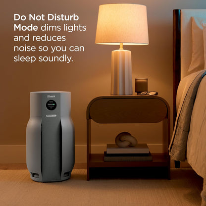 shark breatheclear max smart air purifier, hp362, dove, view 10
