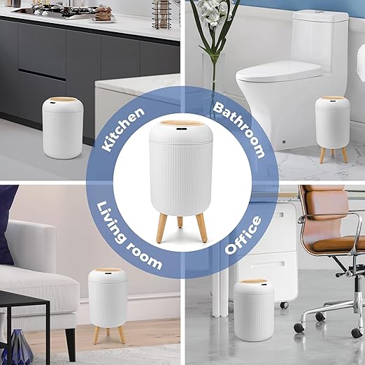 Pukomc Smart Sensor Wastebasket, Convenient and Hygienic Easy to Use, - Image 6