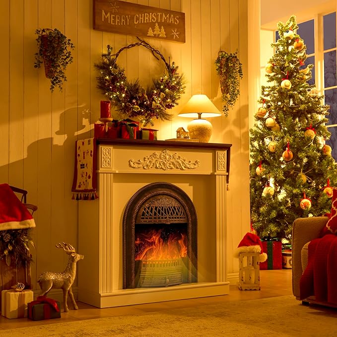 45" Birdcage-Style Electric Fireplace - Image 3