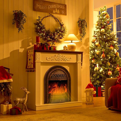 45" Birdcage-Style Electric Fireplace - Image 3