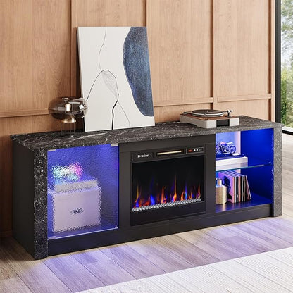 Bestier 63" Modern Fireplace TV Stand - Image 8