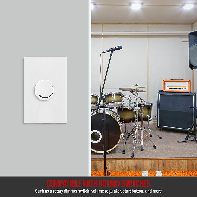 ENERLITES Screwless Toggle Switch Wall Plate, Child Safe Light Switch Cover - Image 4