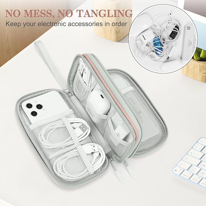 FYY Electronic Organizer, Travel Cable Organizer Bag Pouch Electronic - Image 5